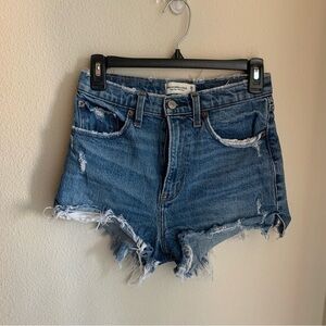 Distressed Denim Women Shorts